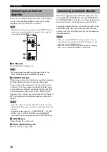 Preview for 20 page of Yamaha RX-V800RDS Owner'S Manual