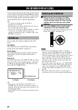 Preview for 22 page of Yamaha RX-V800RDS Owner'S Manual