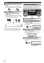 Preview for 36 page of Yamaha RX-V800RDS Owner'S Manual