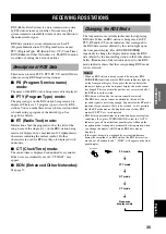 Preview for 37 page of Yamaha RX-V800RDS Owner'S Manual