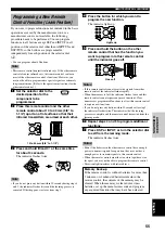 Preview for 57 page of Yamaha RX-V800RDS Owner'S Manual