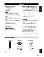 Preview for 5 page of Yamaha RX-V861 Owner'S Manual