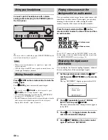 Preview for 42 page of Yamaha RX-V861 Owner'S Manual