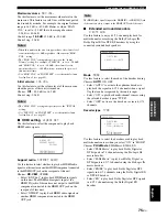 Preview for 77 page of Yamaha RX-V861 Owner'S Manual