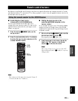 Preview for 85 page of Yamaha RX-V861 Owner'S Manual