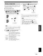 Preview for 95 page of Yamaha RX-V861 Owner'S Manual