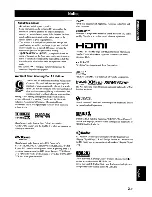 Preview for 7 page of Yamaha RX-V863 Owner'S Manual