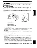 Preview for 15 page of Yamaha RX-V863 Owner'S Manual