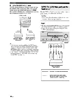 Preview for 30 page of Yamaha RX-V863 Owner'S Manual