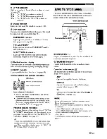 Preview for 35 page of Yamaha RX-V863 Owner'S Manual