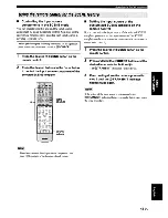 Preview for 45 page of Yamaha RX-V863 Owner'S Manual