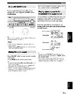 Preview for 49 page of Yamaha RX-V863 Owner'S Manual