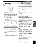 Preview for 95 page of Yamaha RX-V863 Owner'S Manual