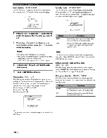 Preview for 100 page of Yamaha RX-V863 Owner'S Manual