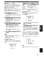 Preview for 101 page of Yamaha RX-V863 Owner'S Manual