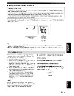 Preview for 111 page of Yamaha RX-V863 Owner'S Manual