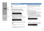 Preview for 48 page of Yamaha RX-V871 Owner'S Manual