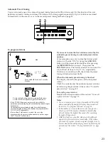 Preview for 23 page of Yamaha RX-V890 Owner'S Manual