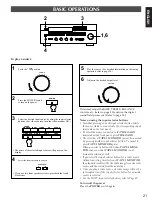 Preview for 21 page of Yamaha RX-V990 Owner'S Manual