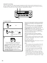 Preview for 26 page of Yamaha RX-V990 Owner'S Manual