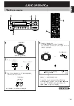 Preview for 39 page of Yamaha RX V995 - Surround Receiver With Dolby Digital Owner'S Manual