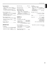 Preview for 87 page of Yamaha RX V995 - Surround Receiver With Dolby Digital Owner'S Manual