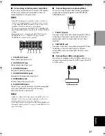 Preview for 31 page of Yamaha RX Z9 - AV Receiver Owner'S Manual