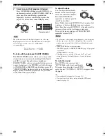 Preview for 44 page of Yamaha RX Z9 - AV Receiver Owner'S Manual