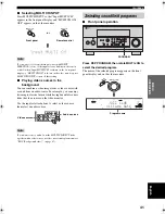 Preview for 45 page of Yamaha RX Z9 - AV Receiver Owner'S Manual