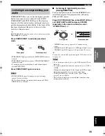 Preview for 49 page of Yamaha RX Z9 - AV Receiver Owner'S Manual