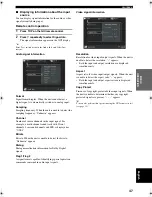 Preview for 51 page of Yamaha RX Z9 - AV Receiver Owner'S Manual