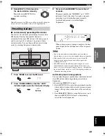 Preview for 53 page of Yamaha RX Z9 - AV Receiver Owner'S Manual