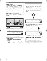 Preview for 54 page of Yamaha RX Z9 - AV Receiver Owner'S Manual