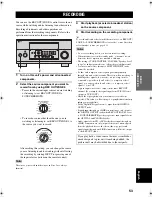 Preview for 57 page of Yamaha RX Z9 - AV Receiver Owner'S Manual