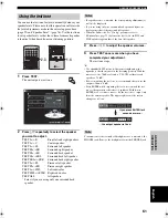 Preview for 65 page of Yamaha RX Z9 - AV Receiver Owner'S Manual