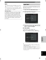 Preview for 69 page of Yamaha RX Z9 - AV Receiver Owner'S Manual