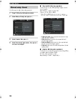 Preview for 72 page of Yamaha RX Z9 - AV Receiver Owner'S Manual