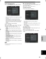 Preview for 73 page of Yamaha RX Z9 - AV Receiver Owner'S Manual