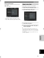 Preview for 75 page of Yamaha RX Z9 - AV Receiver Owner'S Manual