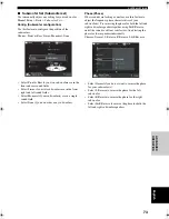 Preview for 77 page of Yamaha RX Z9 - AV Receiver Owner'S Manual