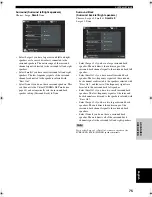 Preview for 79 page of Yamaha RX Z9 - AV Receiver Owner'S Manual