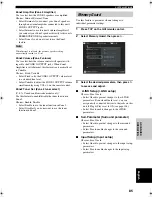 Preview for 89 page of Yamaha RX Z9 - AV Receiver Owner'S Manual