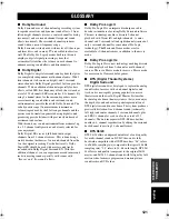 Preview for 125 page of Yamaha RX Z9 - AV Receiver Owner'S Manual