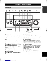 Предварительный просмотр 9 страницы Yamaha RX-Z9 Owner'S Manual