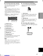 Предварительный просмотр 31 страницы Yamaha RX-Z9 Owner'S Manual