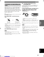 Предварительный просмотр 49 страницы Yamaha RX-Z9 Owner'S Manual