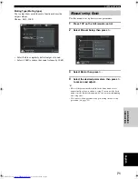 Предварительный просмотр 75 страницы Yamaha RX-Z9 Owner'S Manual