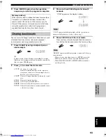 Предварительный просмотр 97 страницы Yamaha RX-Z9 Owner'S Manual