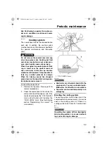 Предварительный просмотр 59 страницы Yamaha RX10GTX Owner'S Manual