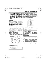 Предварительный просмотр 65 страницы Yamaha RX10GTX Owner'S Manual